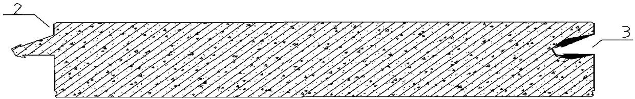 Self-locking precast lining segment waterproof connector structure and working method thereof