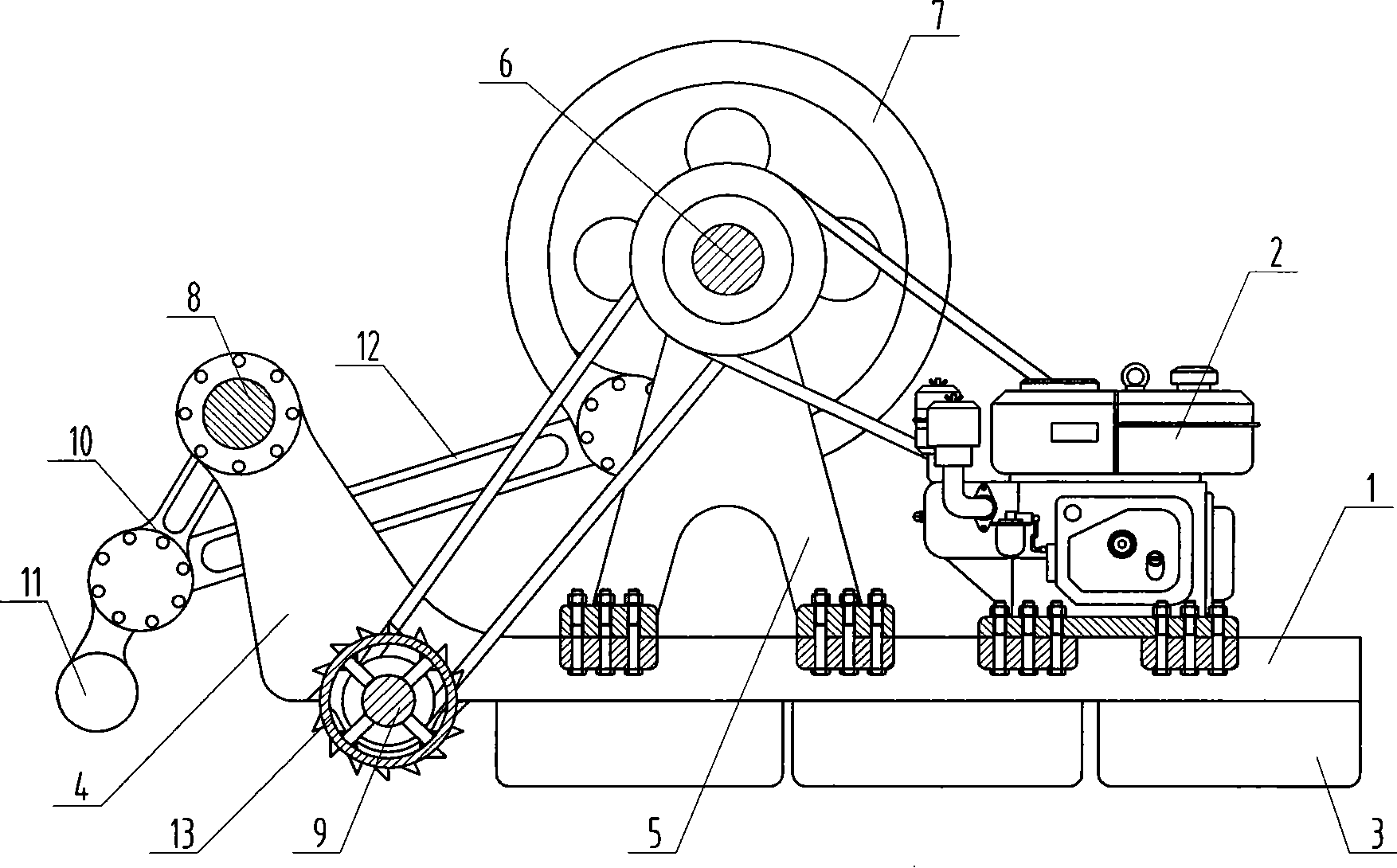 Waterborne elbow type ice breaker