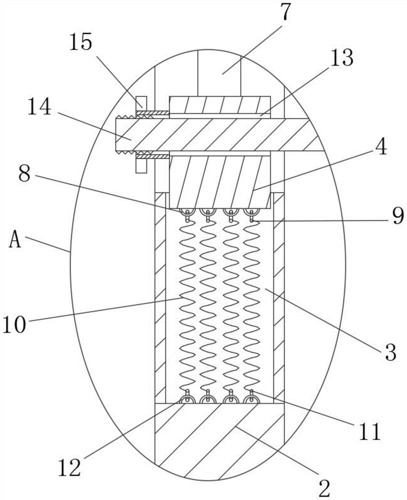 Small deep squat frame provided with counting monitoring mechanism and used for physical training