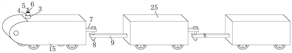 Snakelike motion bionic robot driving system and driving method