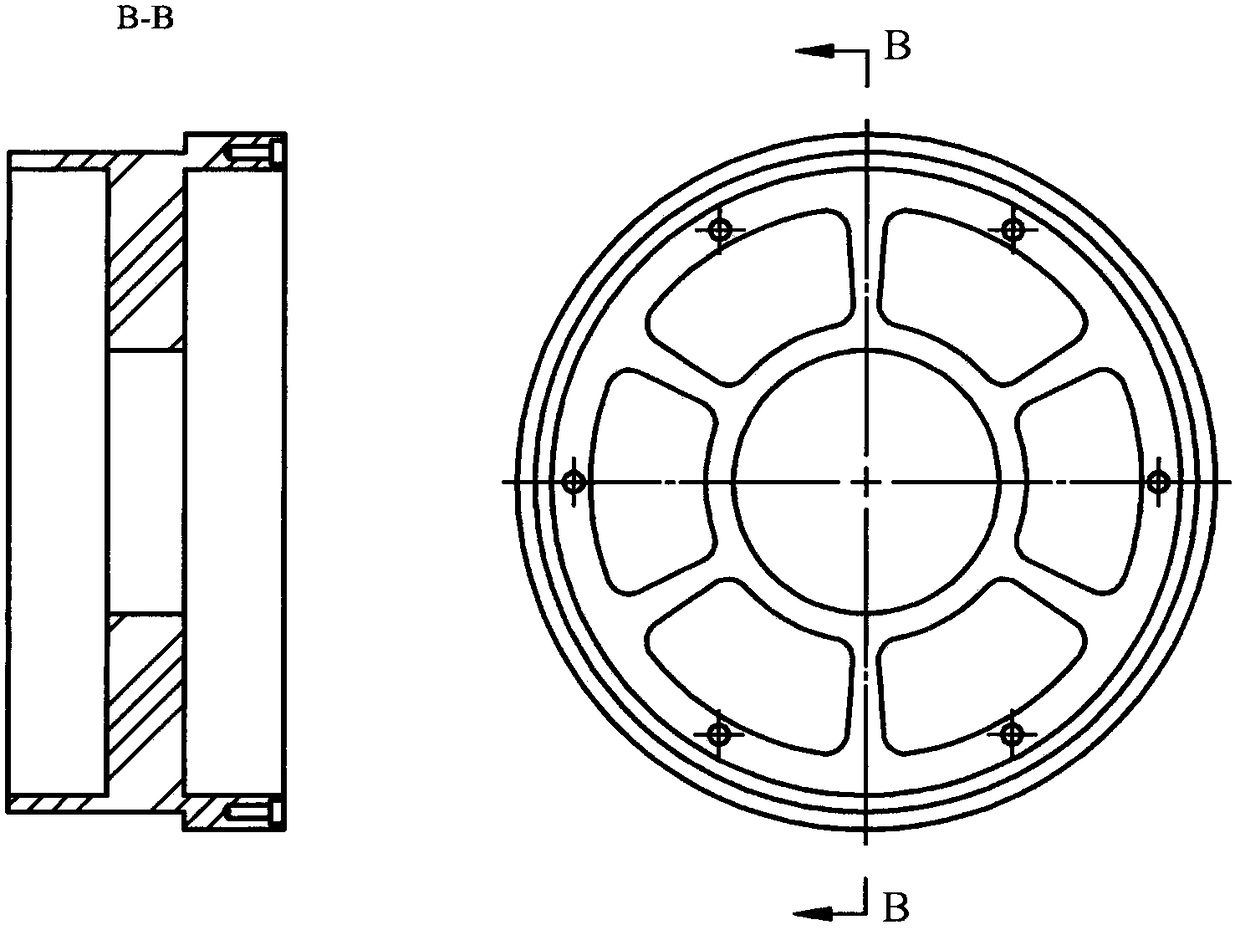 Novel brushless exciter rotor support assembly used for aircraft generator