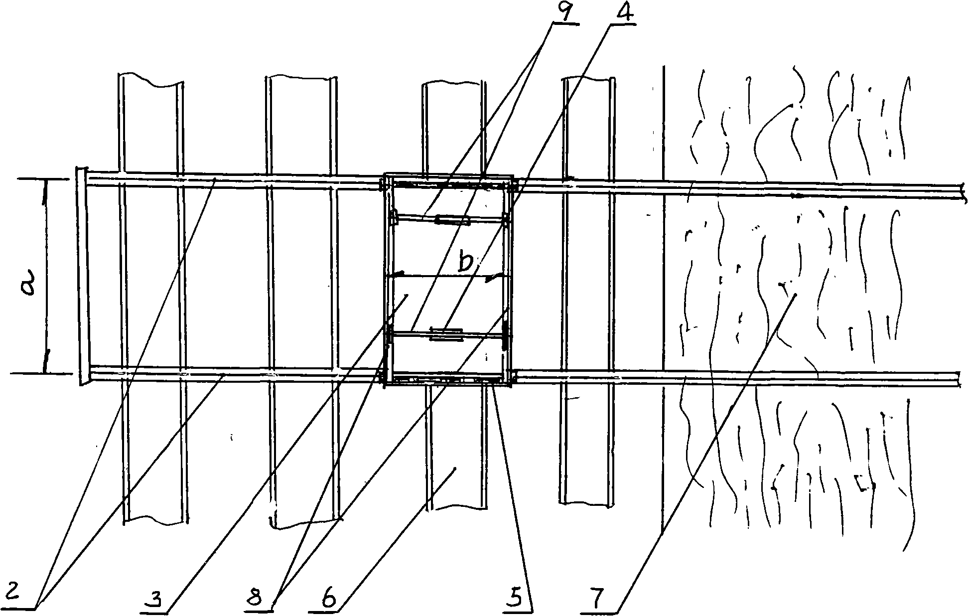 Double girder overhead viaduct type crane