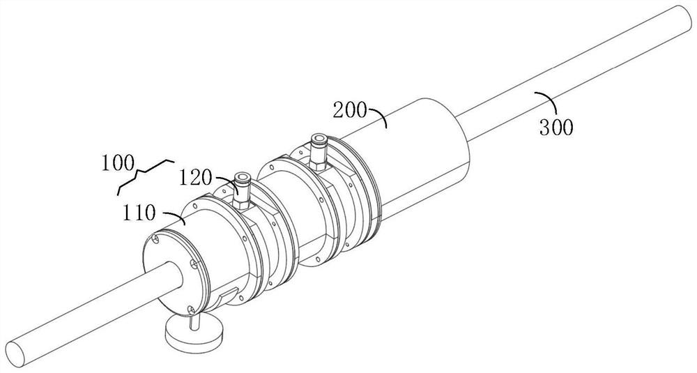 Silencing and drying equipment for rubber hose