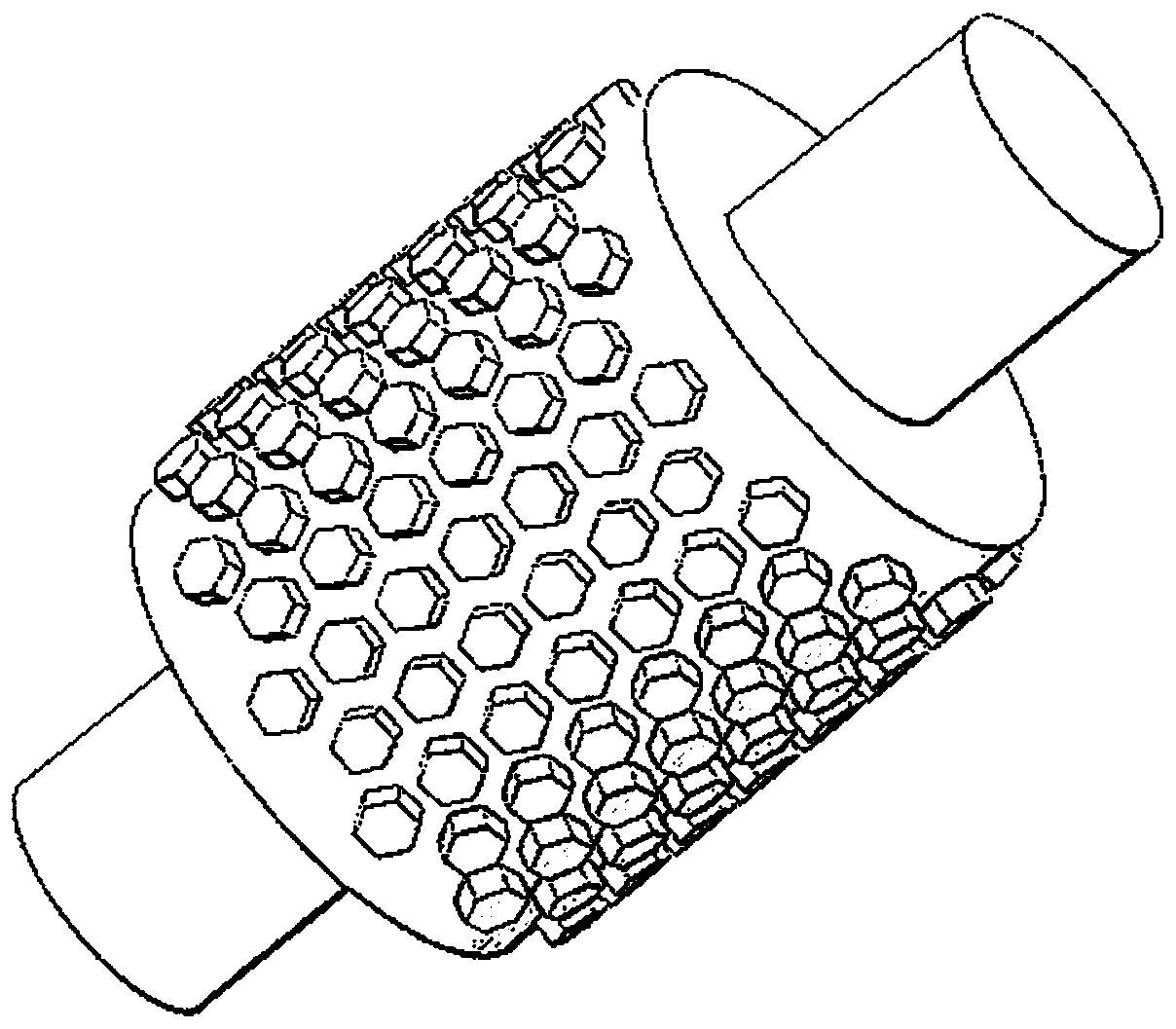 Preparation method of extrusion roller