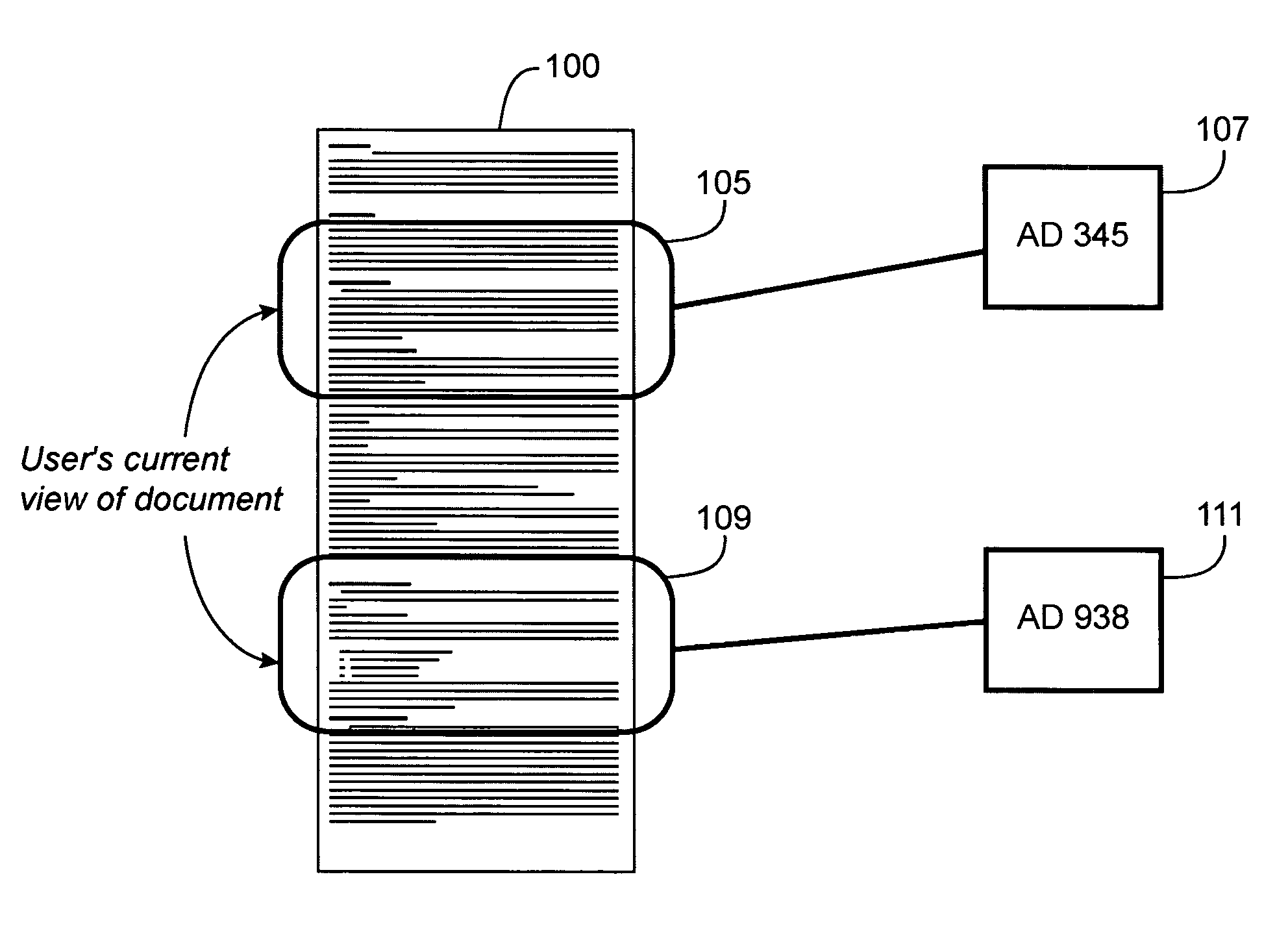 Method, system and computer code for content based web advertising