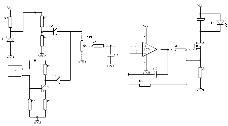 Semiconductor laser unit driving power supply with over-temperature protection function