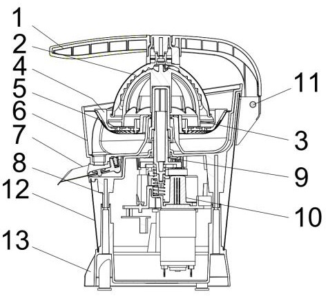 Full-automatic pomegranate juicer