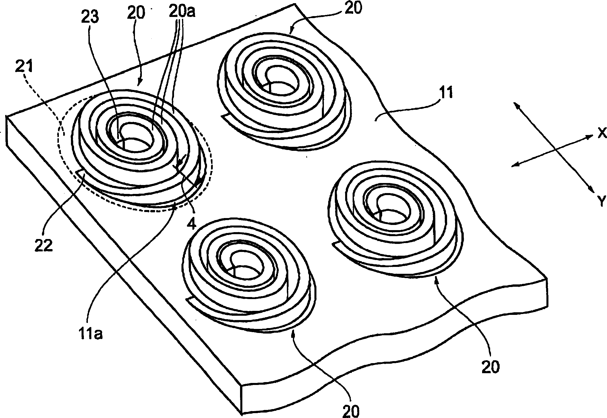 Connecting unit including contactor having superior electrical conductivity and resilience, and method for producing the same