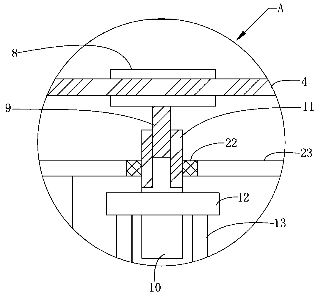 Road asphalt paving head and paving device with head