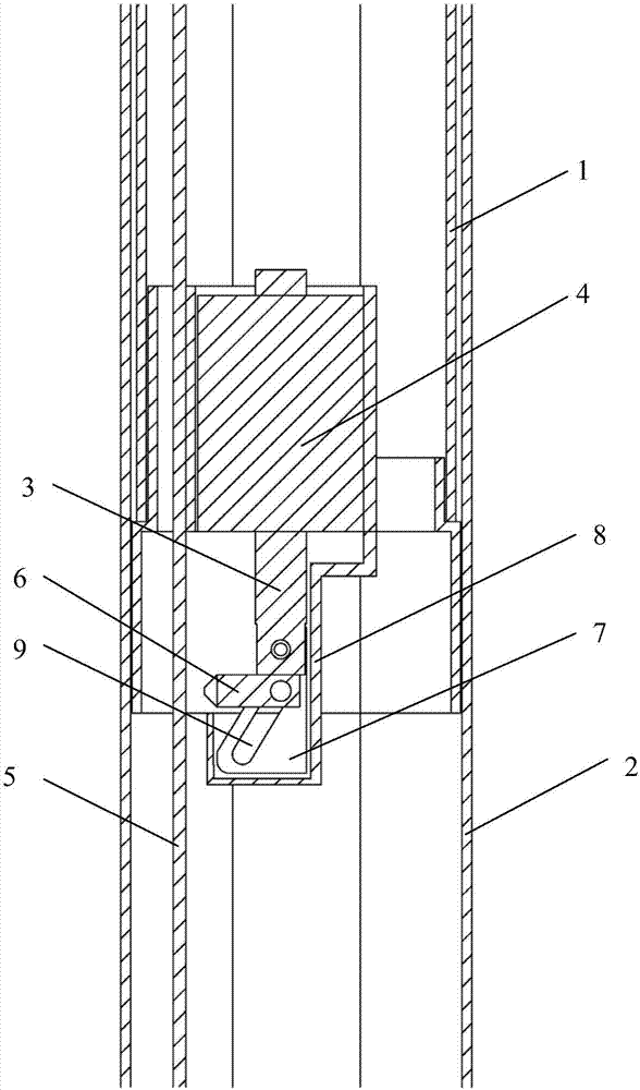 Telescopic armrest rod applied to three-dimensional human body scanning equipment