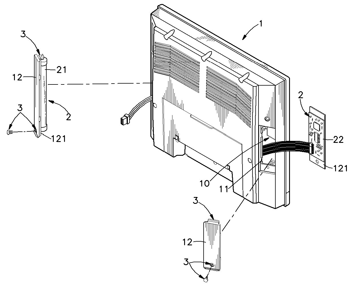 Housing for monitor