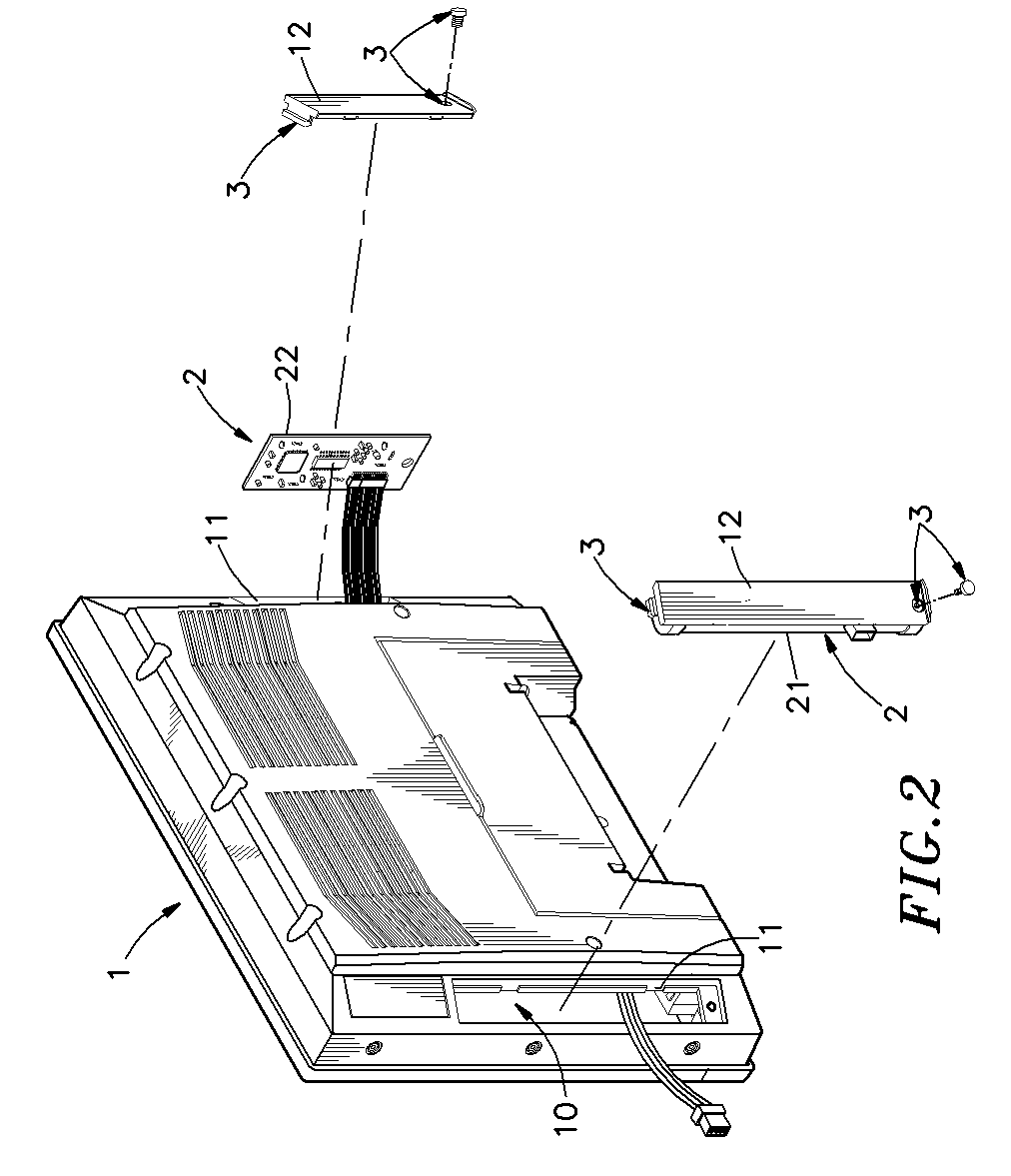 Housing for monitor