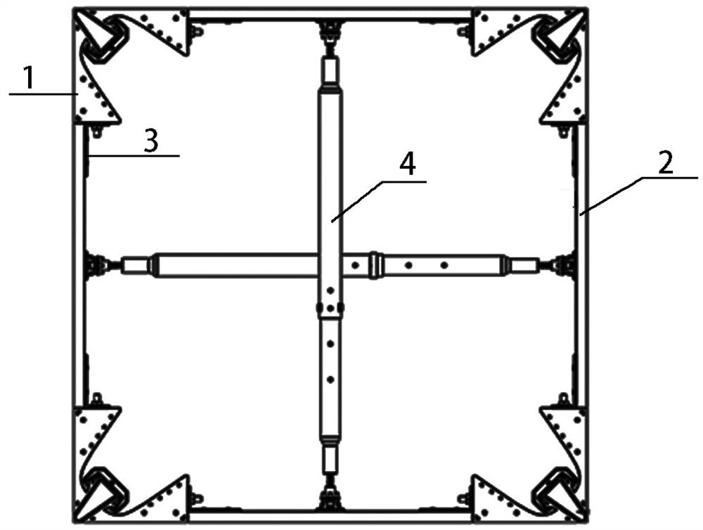 A modular self-adaptive door and window opening adjustable formwork system and its construction method