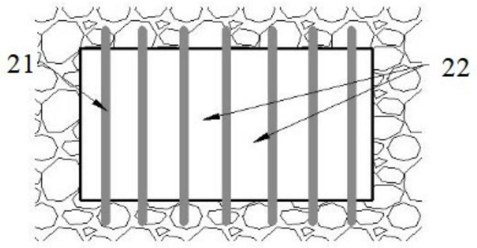 Protective structure and construction method of gully head with developed erosion ditch