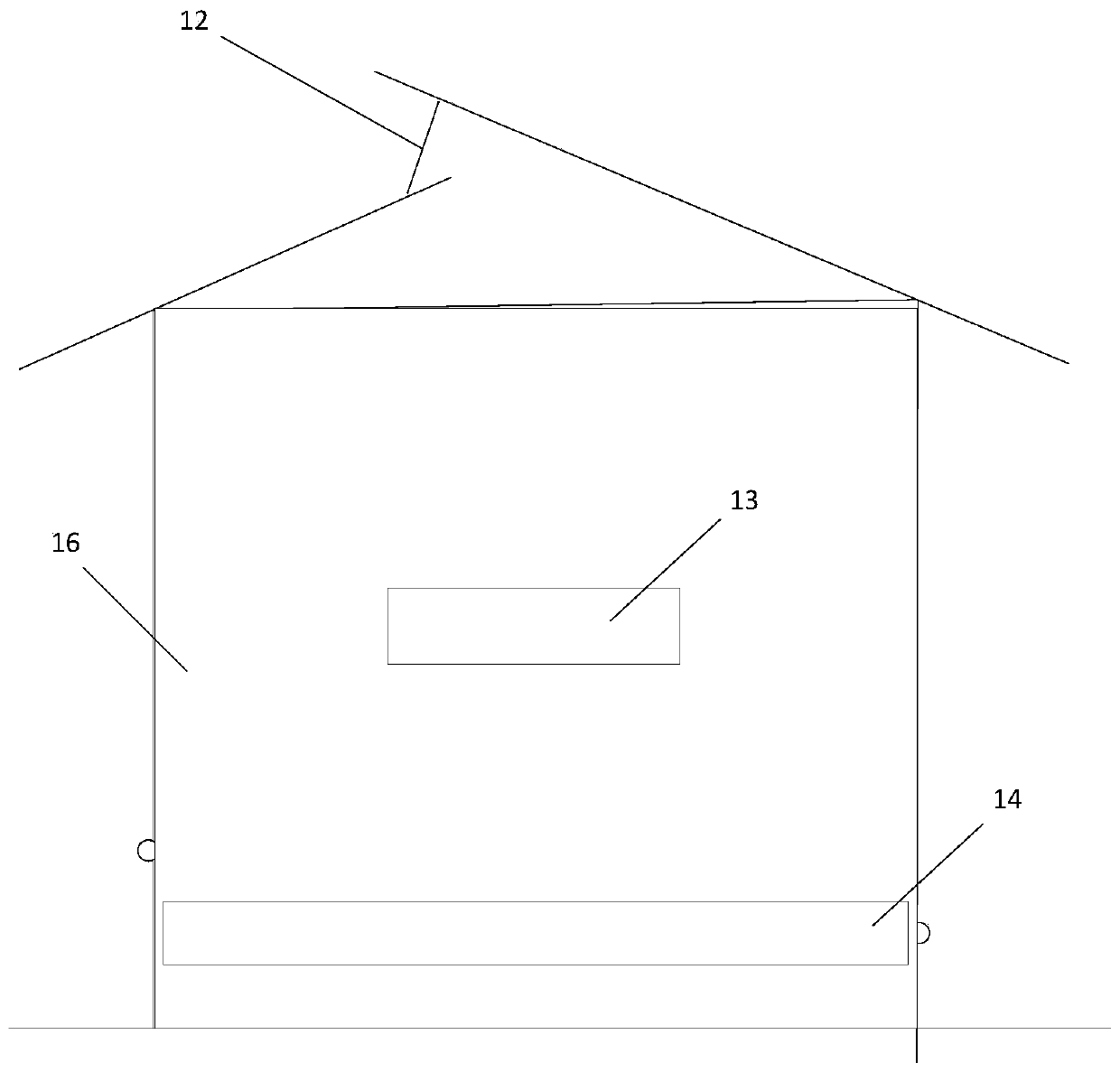 A standard pig house