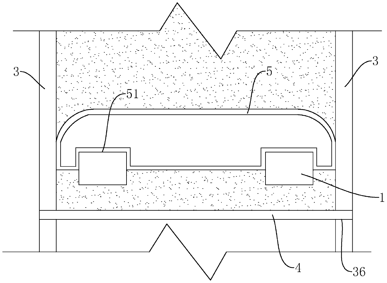 Cast-in-place concrete non-dismantling composite formwork heat insulation system and construction process thereof