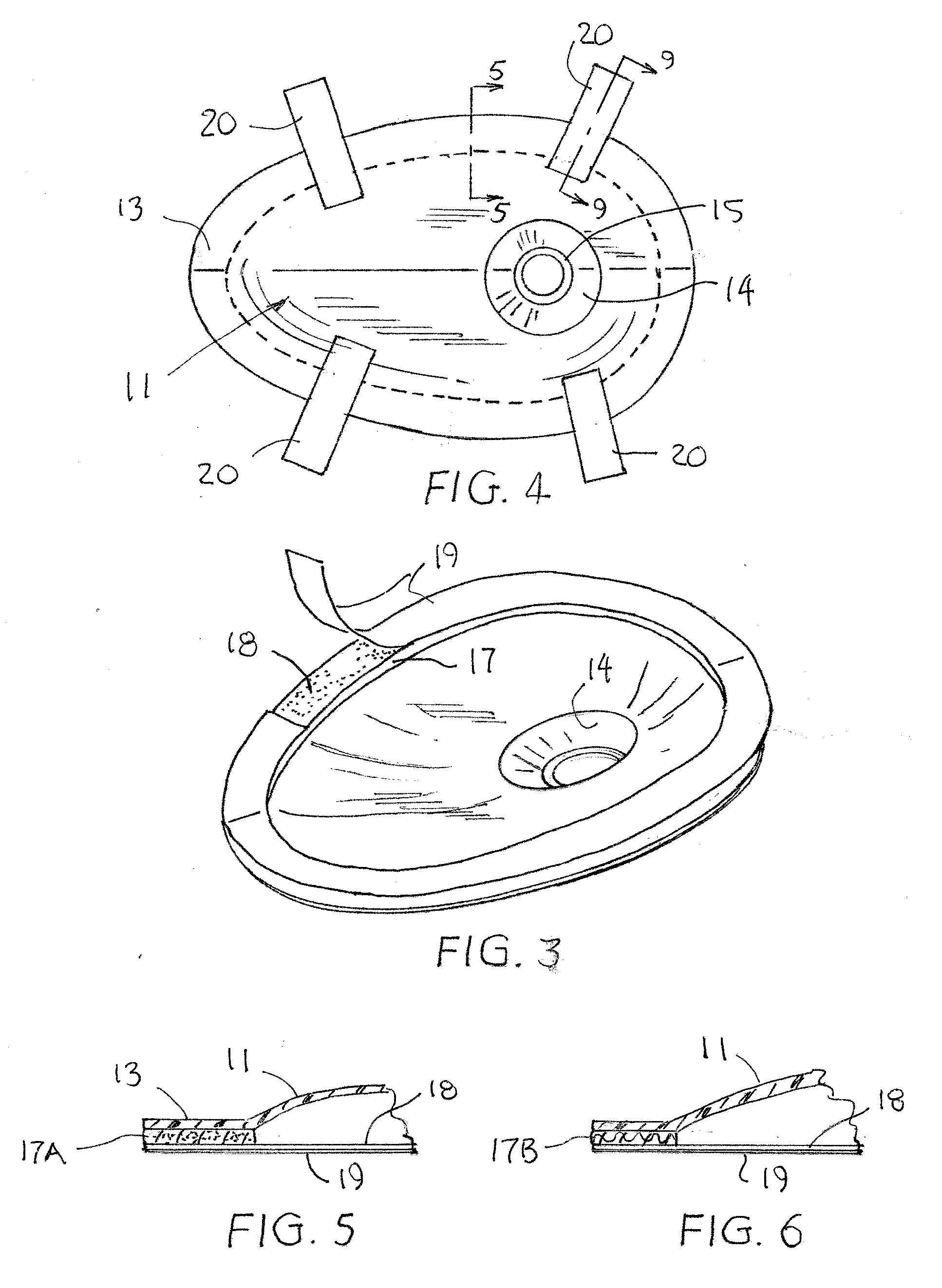 Disposable Splash Shield for Use When Plunging A Toilet