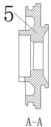 Oil sealing cover structure with thrust function