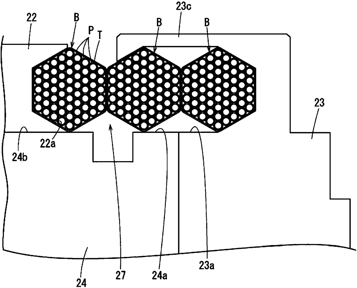 Grindstone guide, production line and production method pertaining to rechargeable battery core production