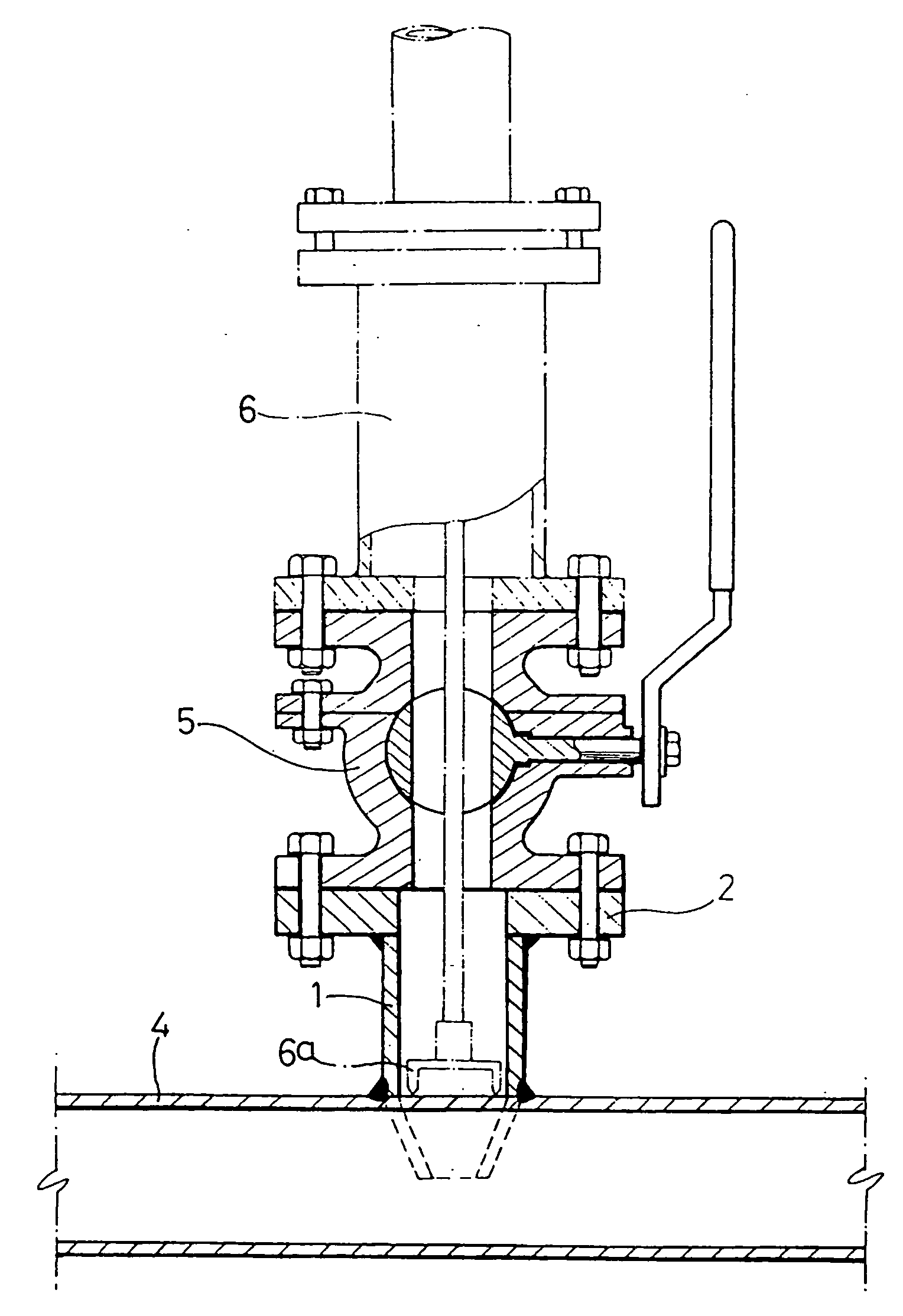 Pipe interruption fitting