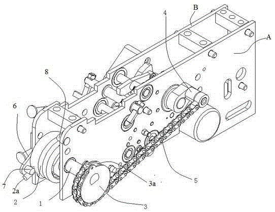 An energy storage output mechanism for a spring operating mechanism