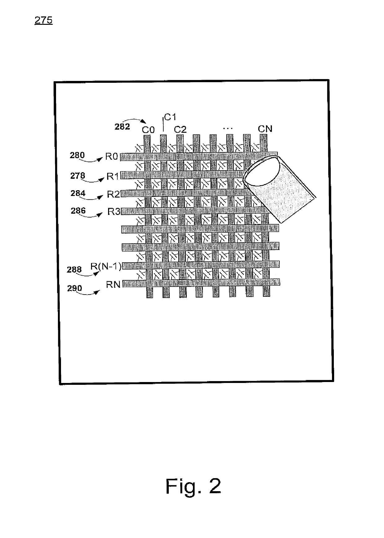 System and method to measure capacitance of capacitive sensor array