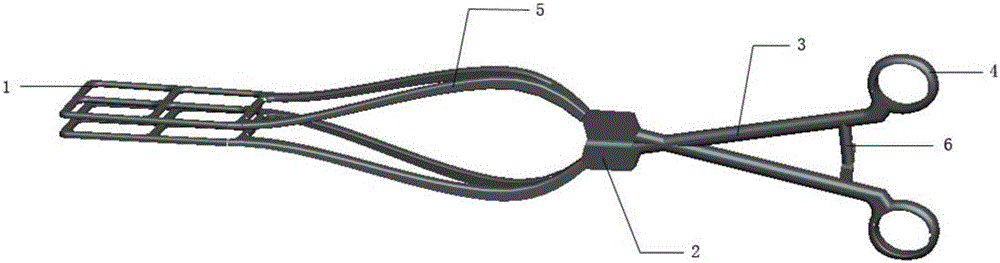 Uterus haemostatic forceps