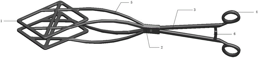 Uterus haemostatic forceps