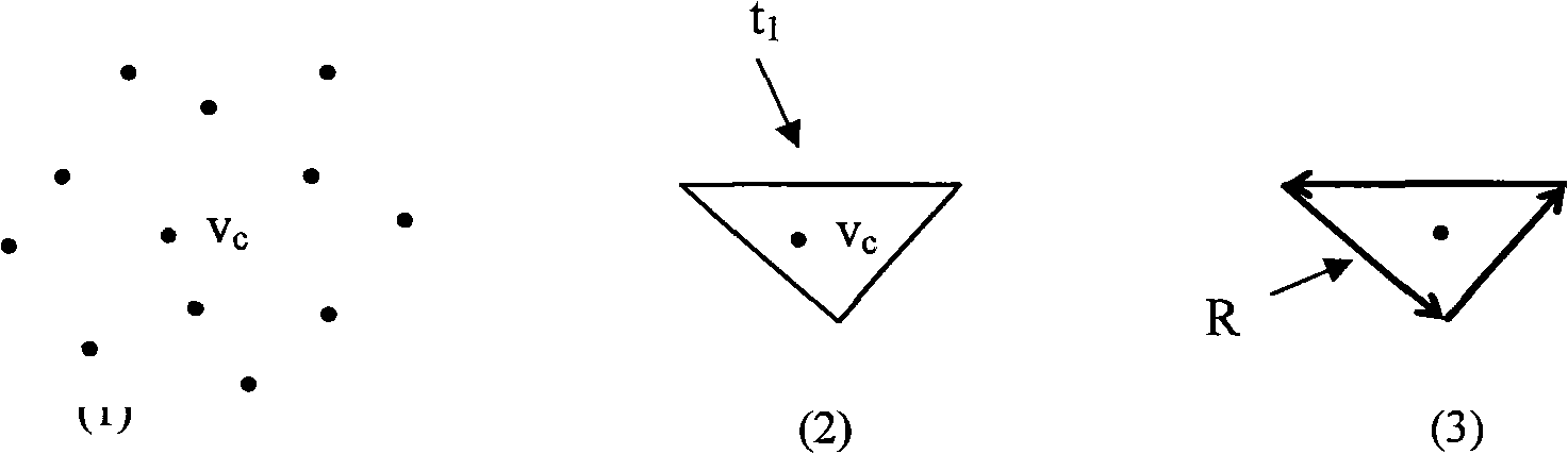 Method for constructing triangle gridding as well as application thereof for geotechnical engineer modeling