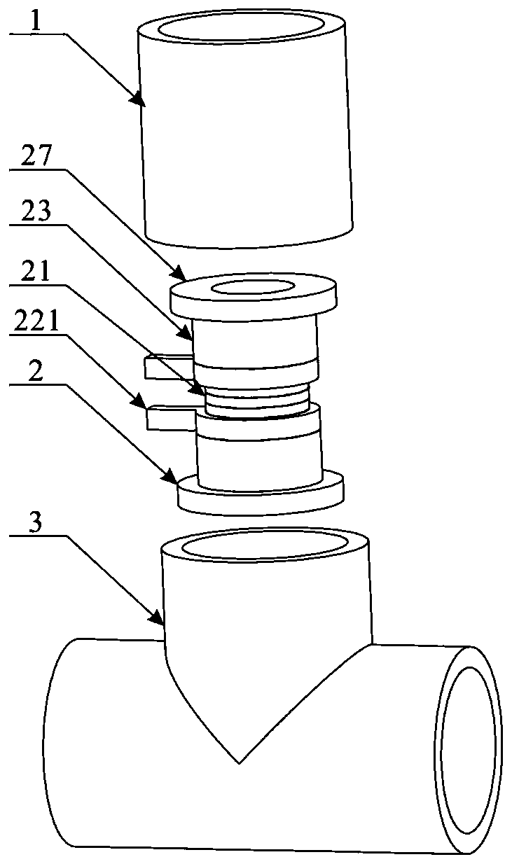 Hydrogen isotope extraction assembly for hydrogen-containing mixed gas under high-temperature conditions