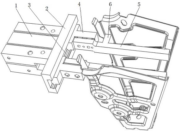 Welding fixture used for clamping from inside to outside