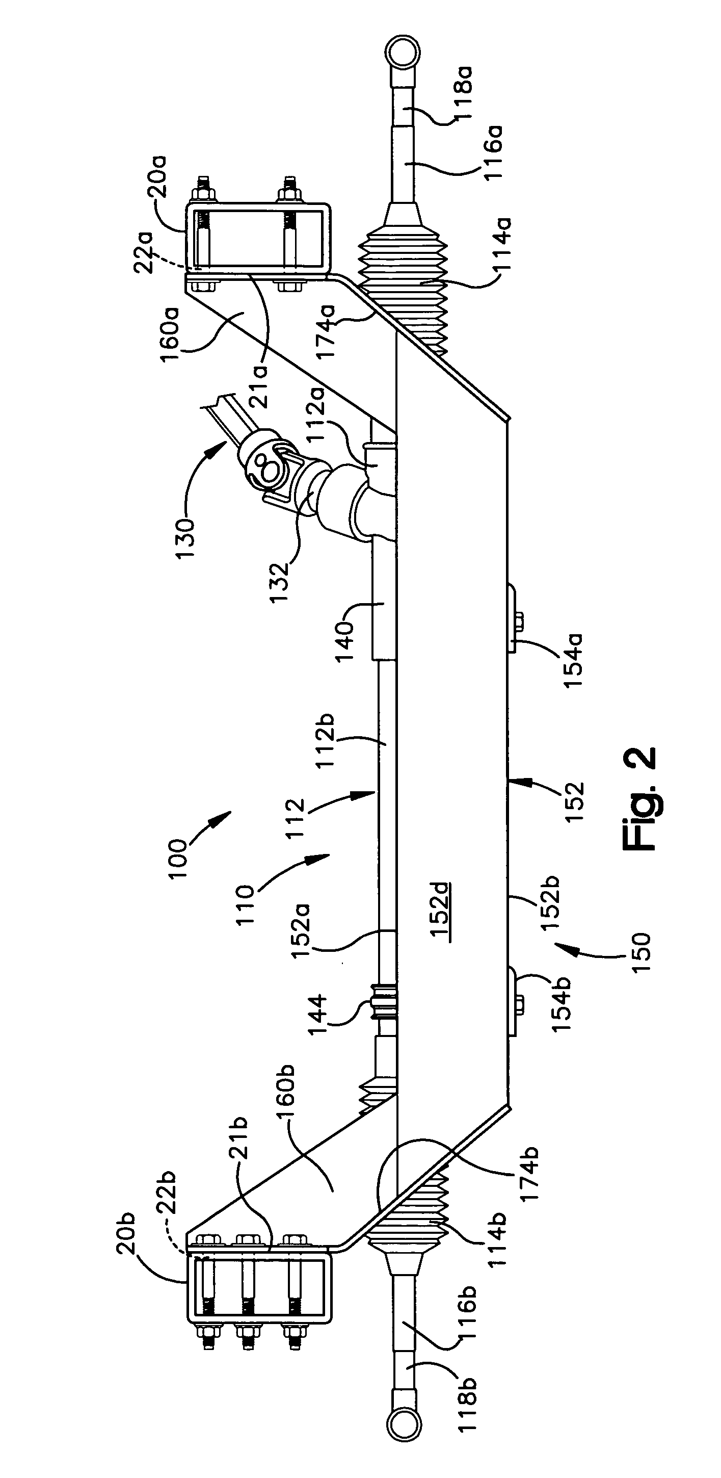 Cradle for steering assembly