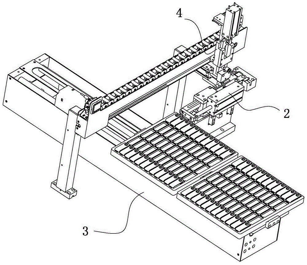 A steel clip automatic feeding device