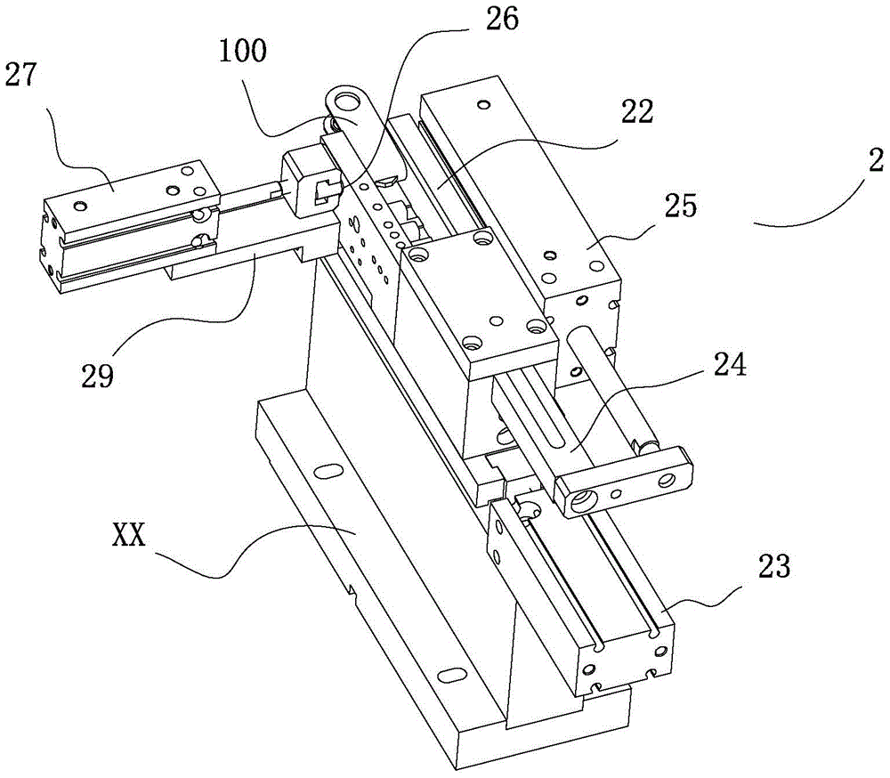 A steel clip automatic feeding device