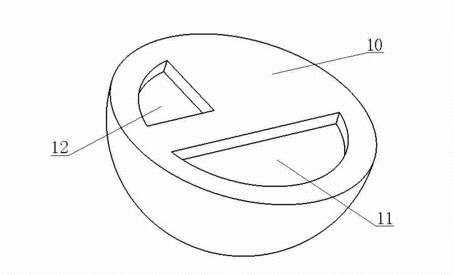 Optical angle reflection target ball and manufacturing method thereof