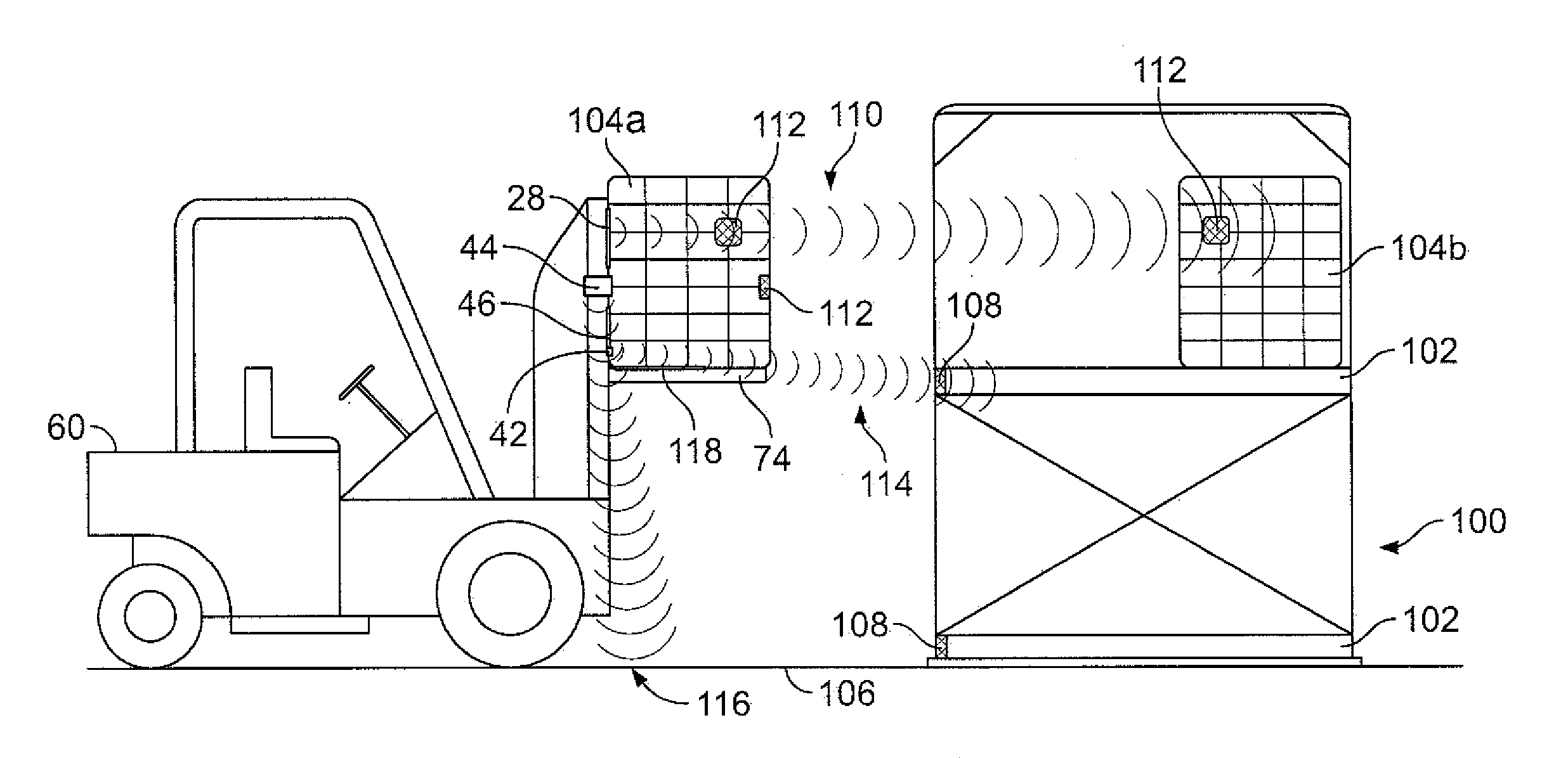 Mobile radio frequency identification (RFID) reader system