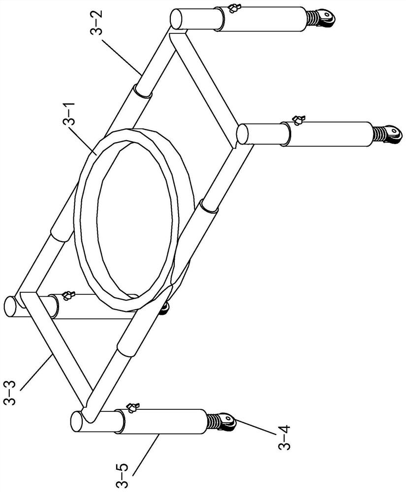 Concrete pouring device and operating method for road construction