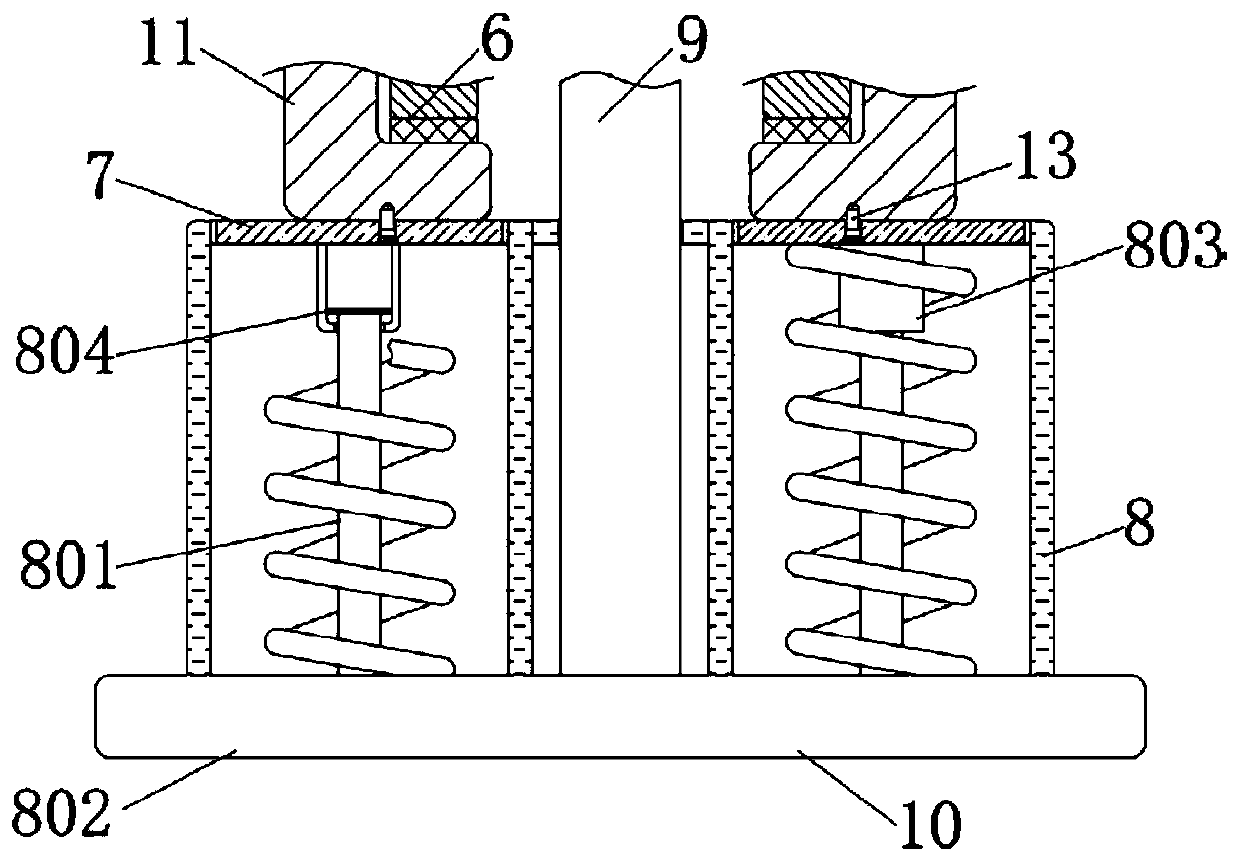 Vibration isolation bracket of nuclear power station