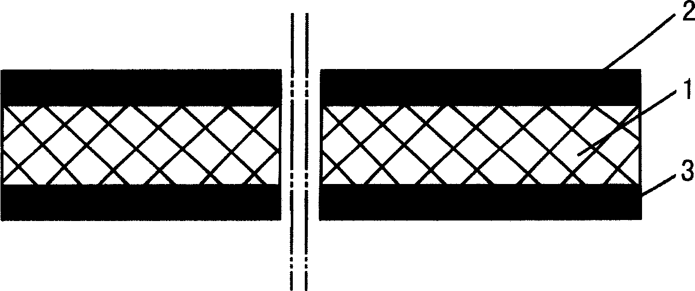 Double-side hot-melt adhesive film and process for making same