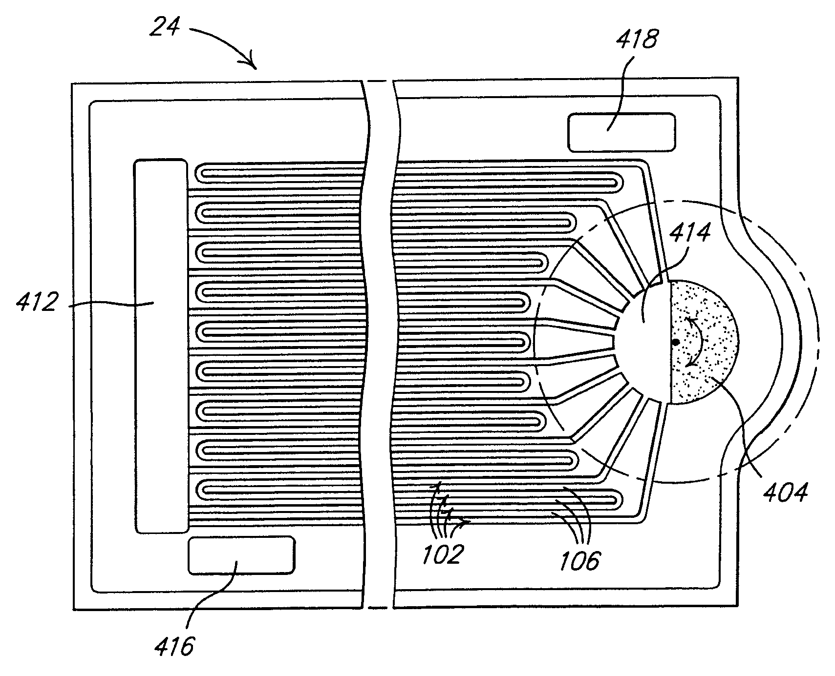 Variable active area for fuel cell