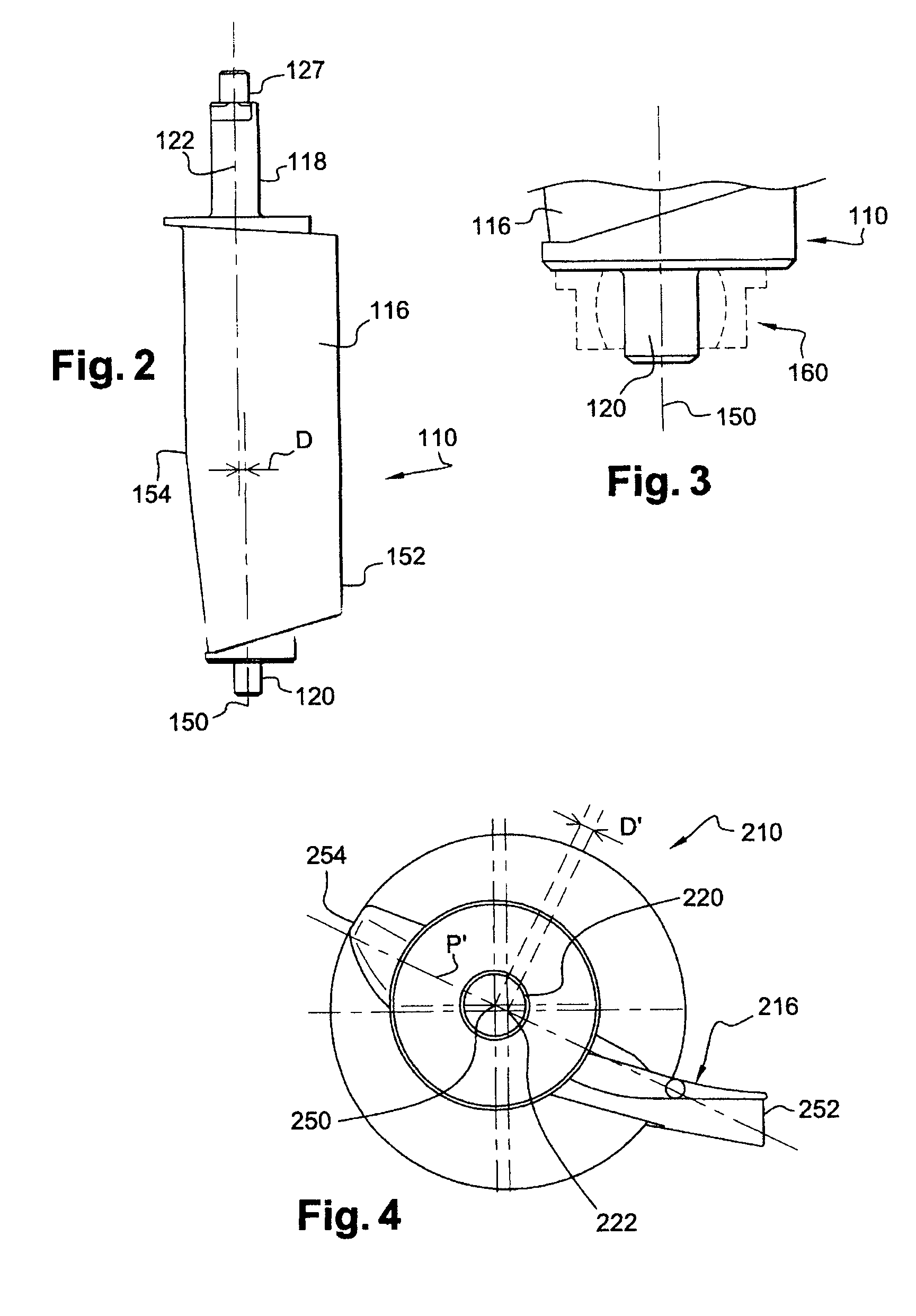 Variable-pitch vane of a turbomachine