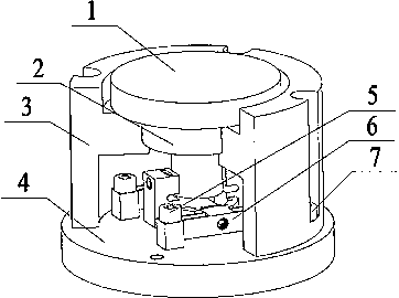 Large load-bearing piezoelectric stick-slip rotating table using asymmetric conversion hinge