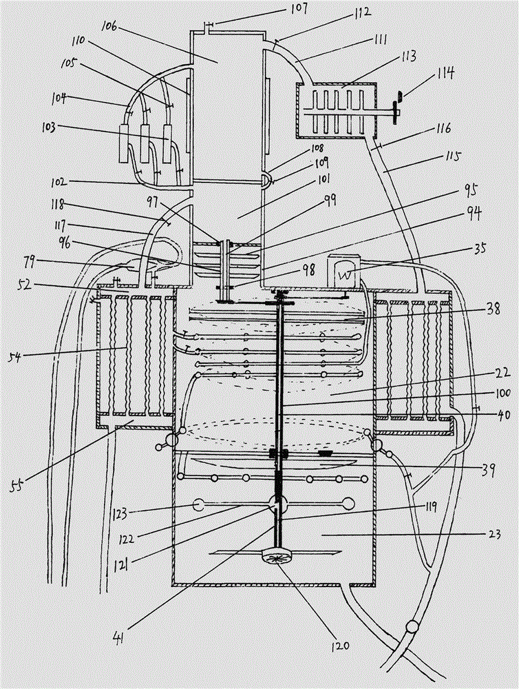 Latent energy deprived power and water cogeneration method and device