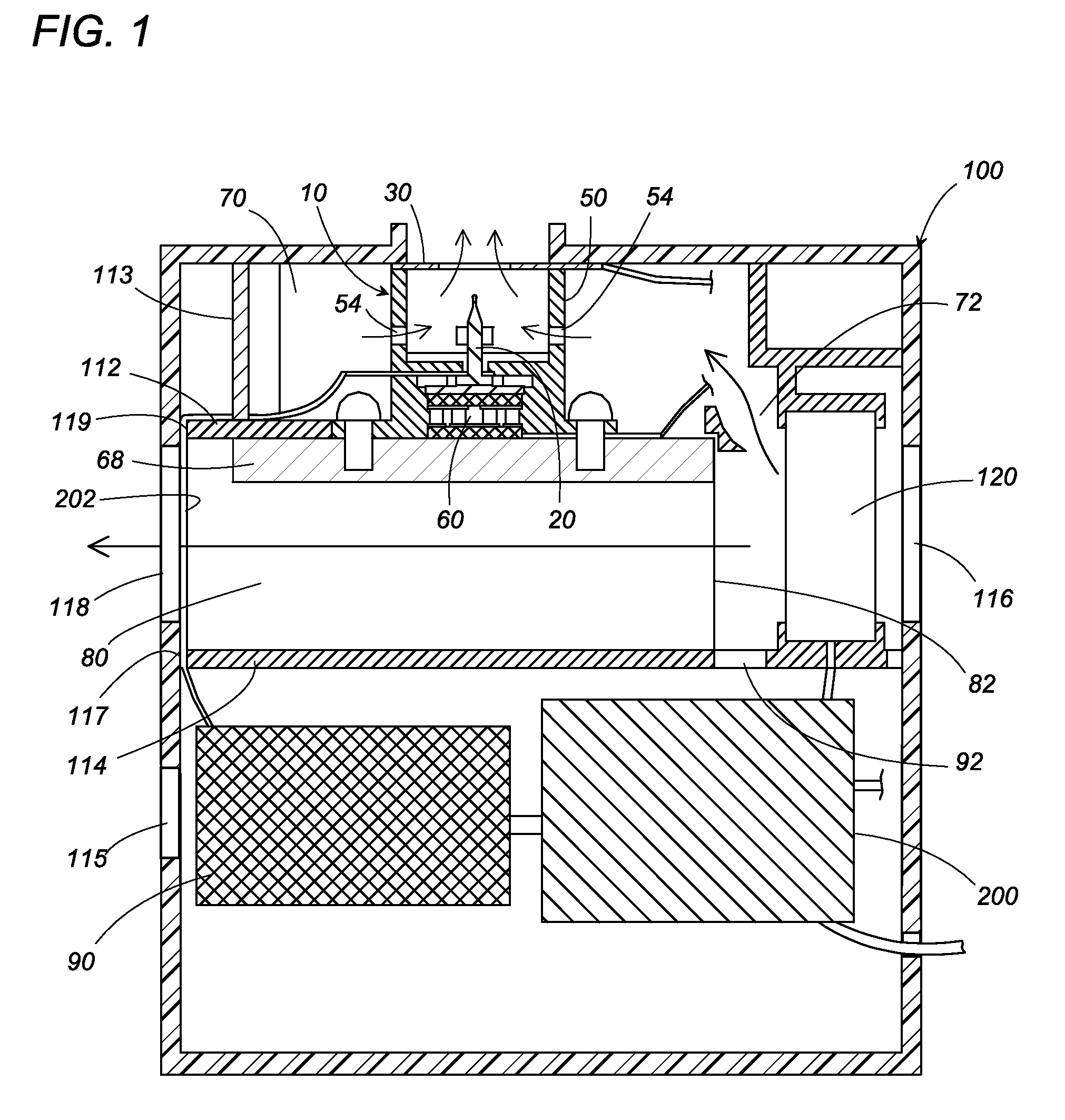 Electrostatically atomizing device