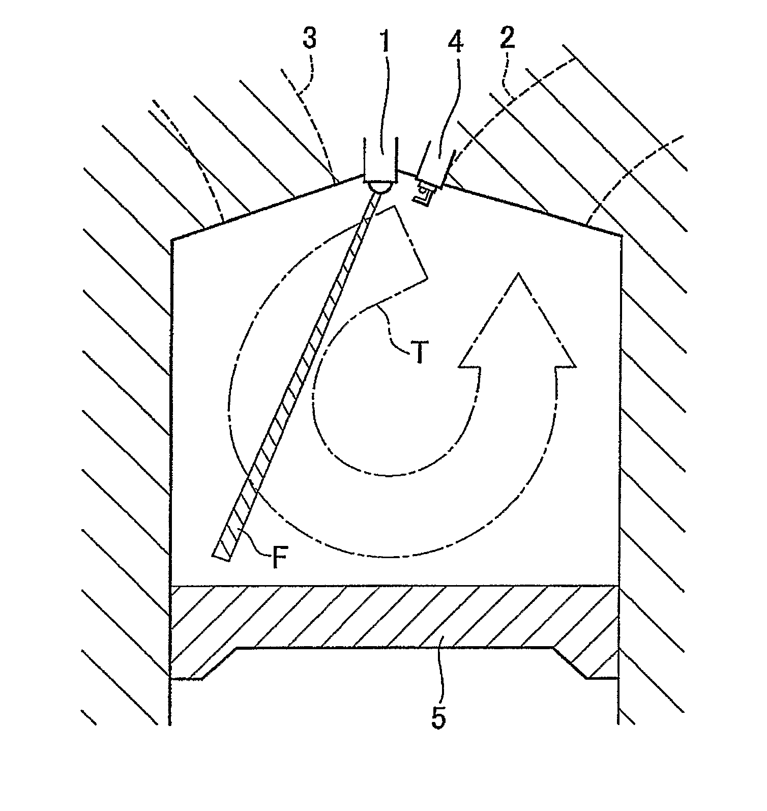 Direct injection spark ignition internal combustion engine and method for controlling same