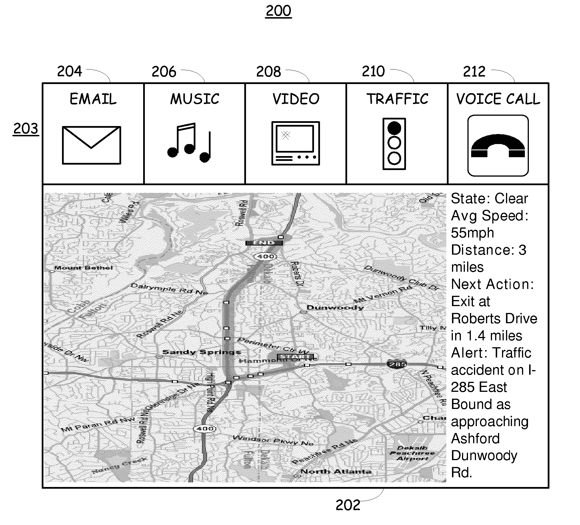 In-vehicle conditional multi-media center