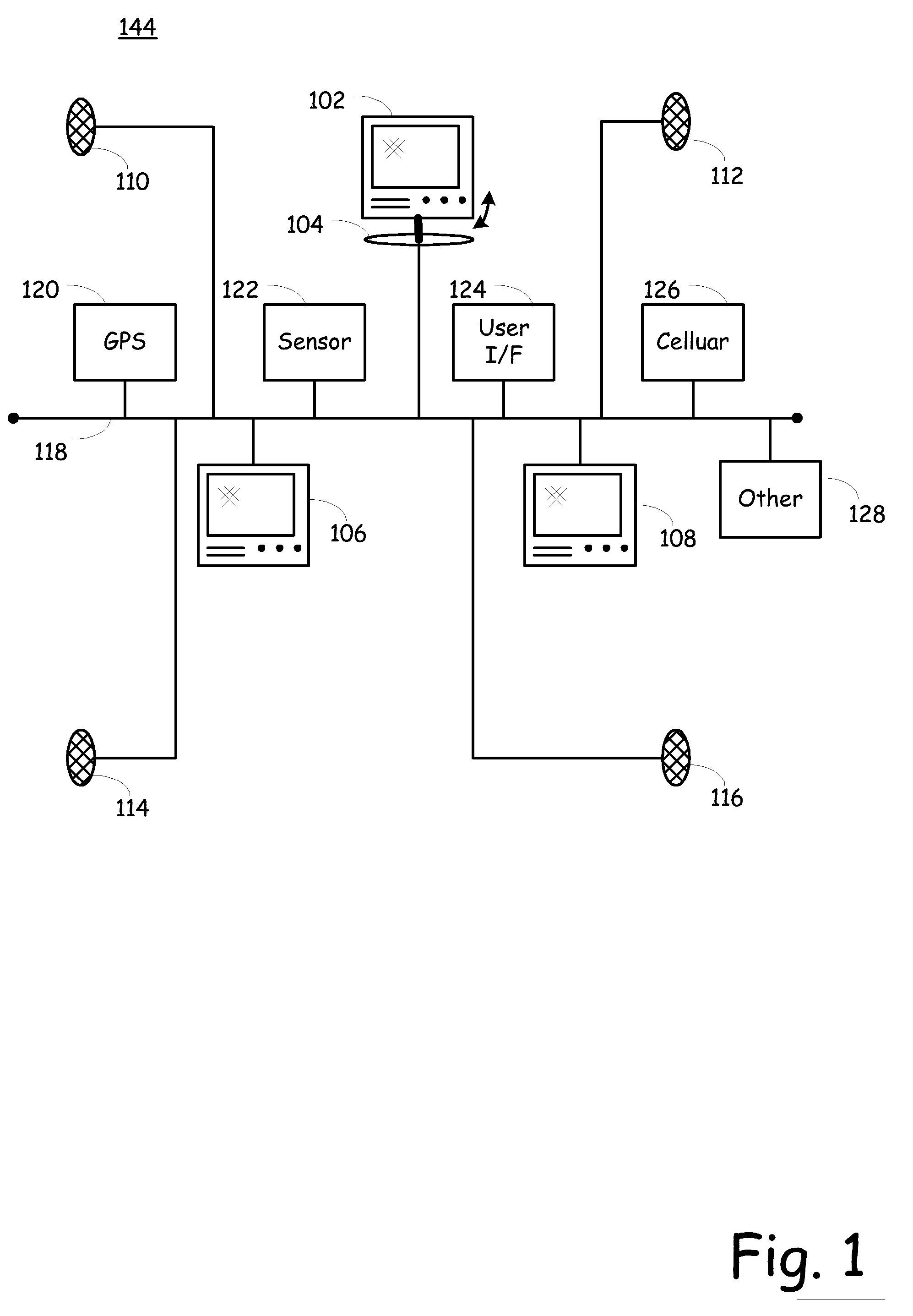 In-vehicle conditional multi-media center