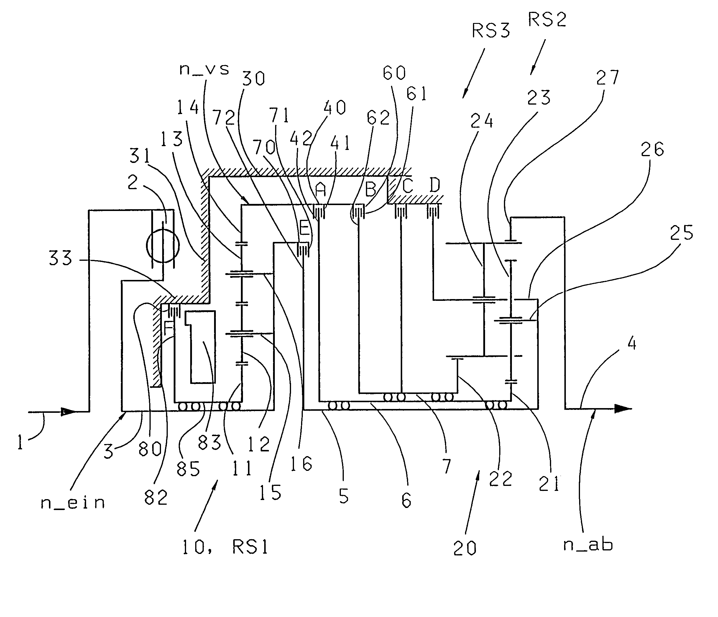 Multi-stage transmission