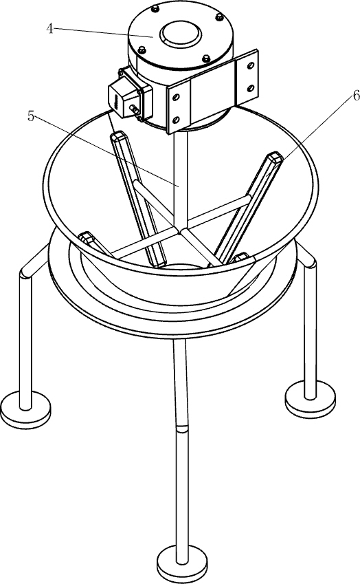 Powder material adding device for concrete production