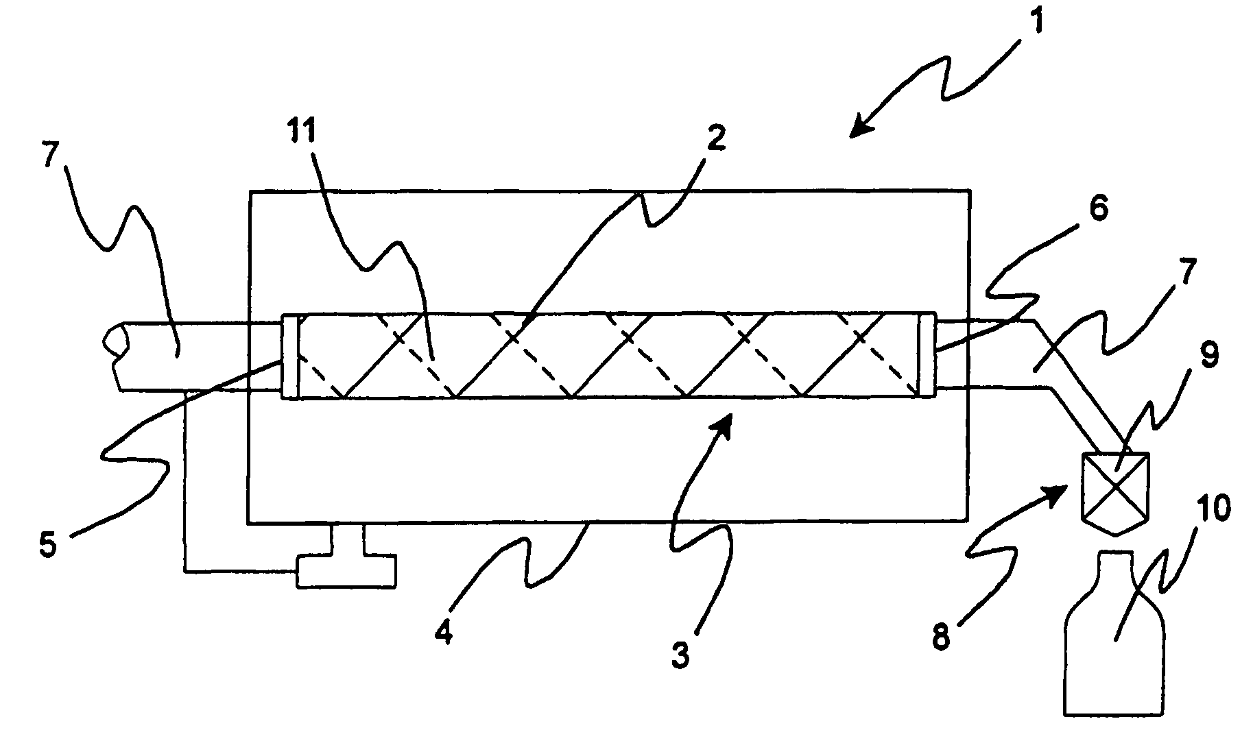 Device for compensating for pressure drop